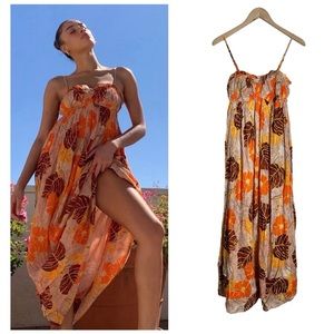 Urban Outfitters Athena Maxi Gauze Dress Size Small New